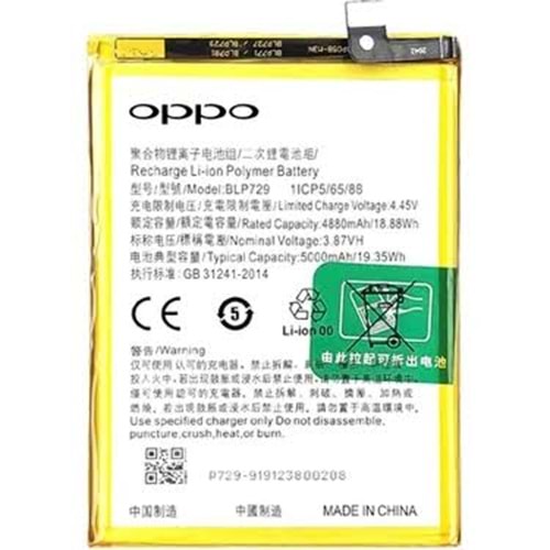 Oppo Relme C3-C21Y-Realme 5İ Blp 729 Batarya