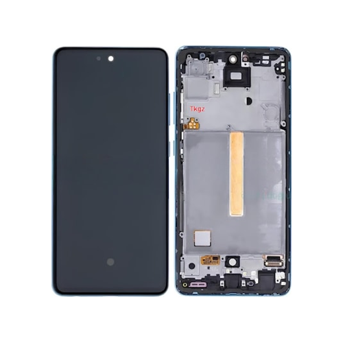 Samsung A52 A525 Çıtalı Lcd Ekran Mavi