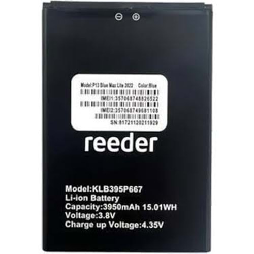 Reeder Dk019 Batarya