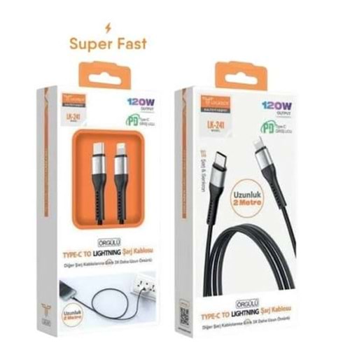 Lucatech Lk-241 120W Pd Lightning 2 Metre Kablo