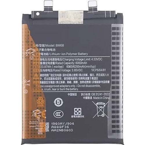 Xiaomi Note 14 Pro Plus BM68 Batarya