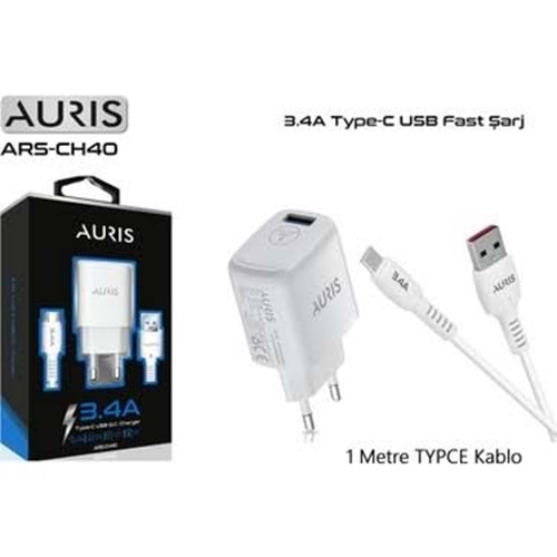 Auris Ars-Ch40 18w Typ-c Fast Şarj Set