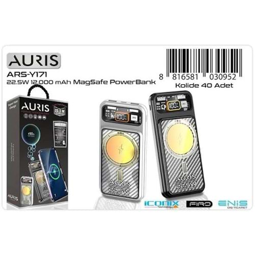 Auris Y171 12.000Mah Powerbank