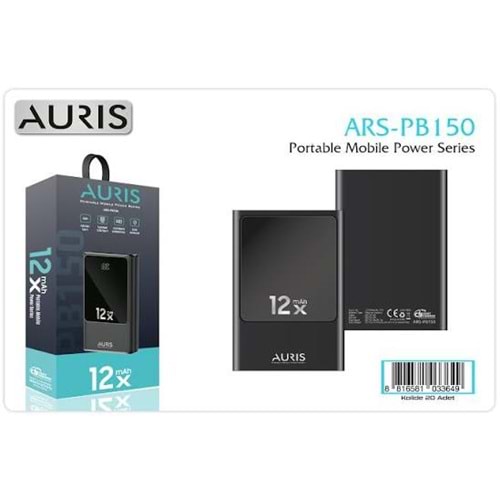 Auris PB150 Fast 12.000Mah Powerbank