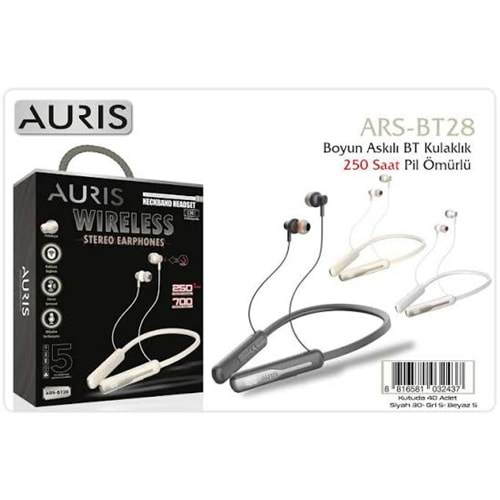 Auris BT28 250 Saat Boyun Asklı Bluetooth Kulaklık