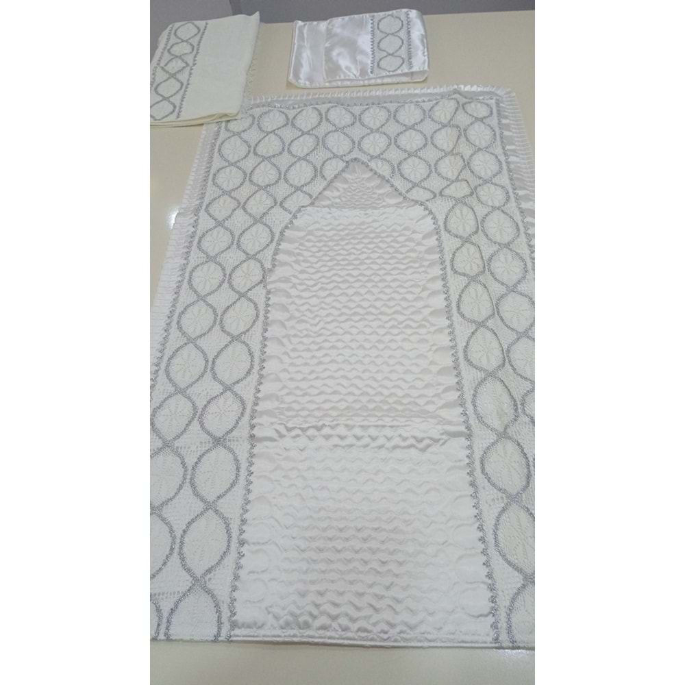 Mandaş Floş Dantelli Damat Seti 3 Parça