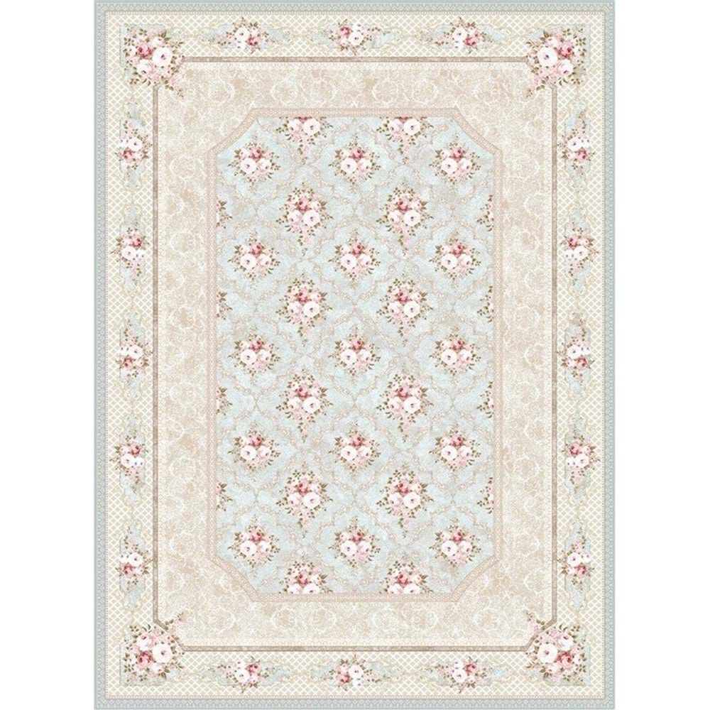 Brillant İpek Latex Kaymaz Taban Halı-TENDA HJE11724.803-(90x300)