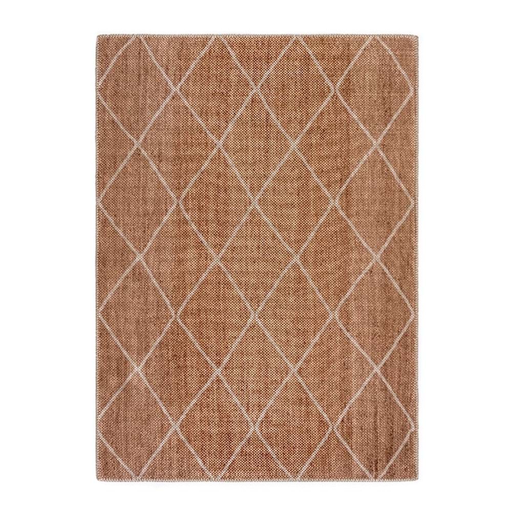 Mandaş Halı Jutz JZ07 White Doğal Jüt Kilim - 80X150CM