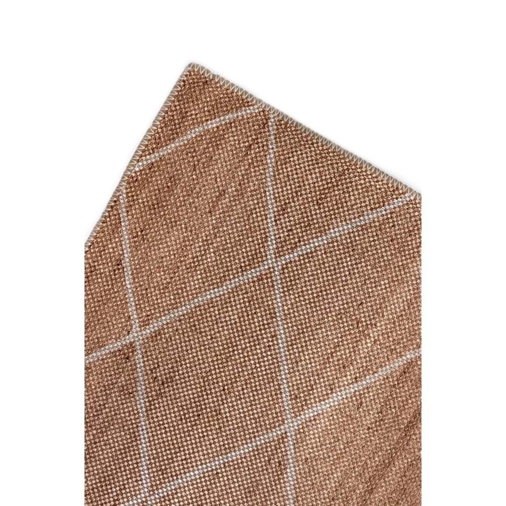 Mandaş Halı Jutz JZ07 White Doğal Jüt Kilim - 80X150CM