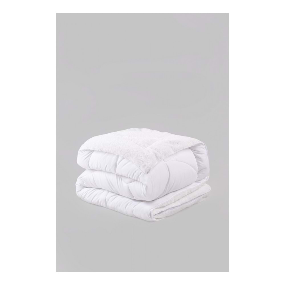 Cotton Box Çift Taraflı Peluş Sherpa Tek Kişilik Yorgan (155x215)
