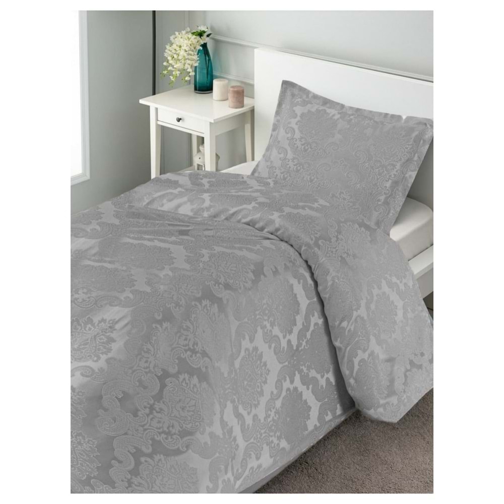 jolly home şönil tek kişilik yatak örtüsü 160*240 gümüş