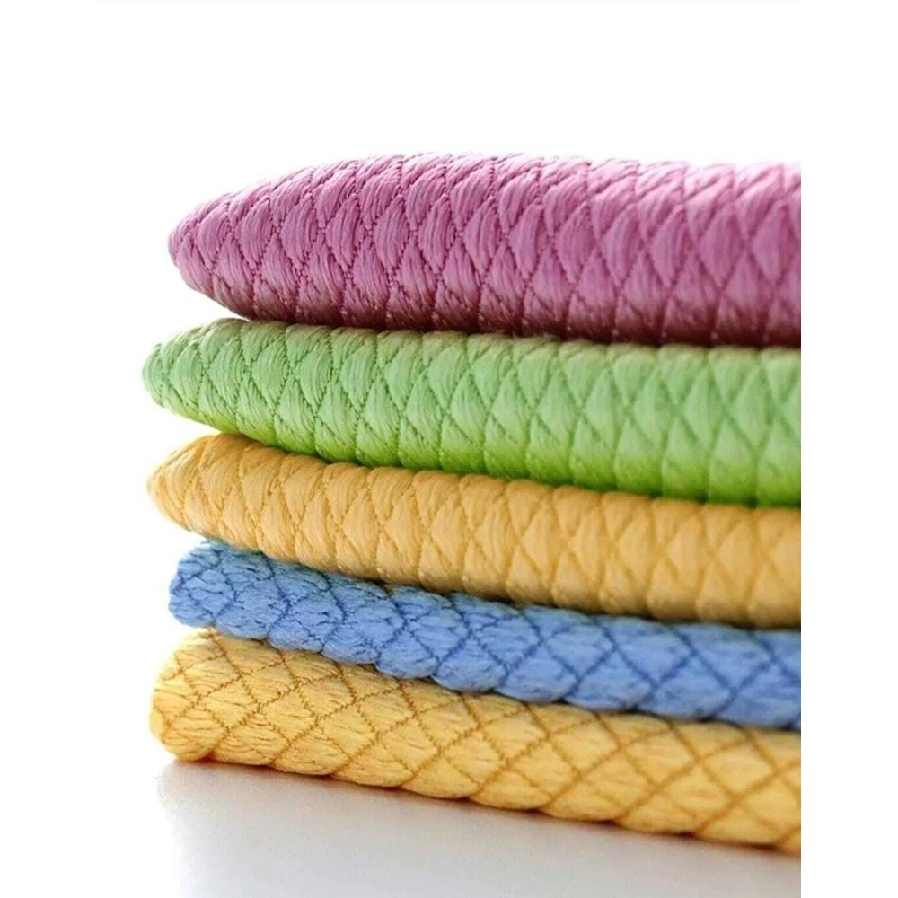 Bio Mix 20li Mikrofiber Baklava Desen Temizlik ve Cam Bezi (30x40)