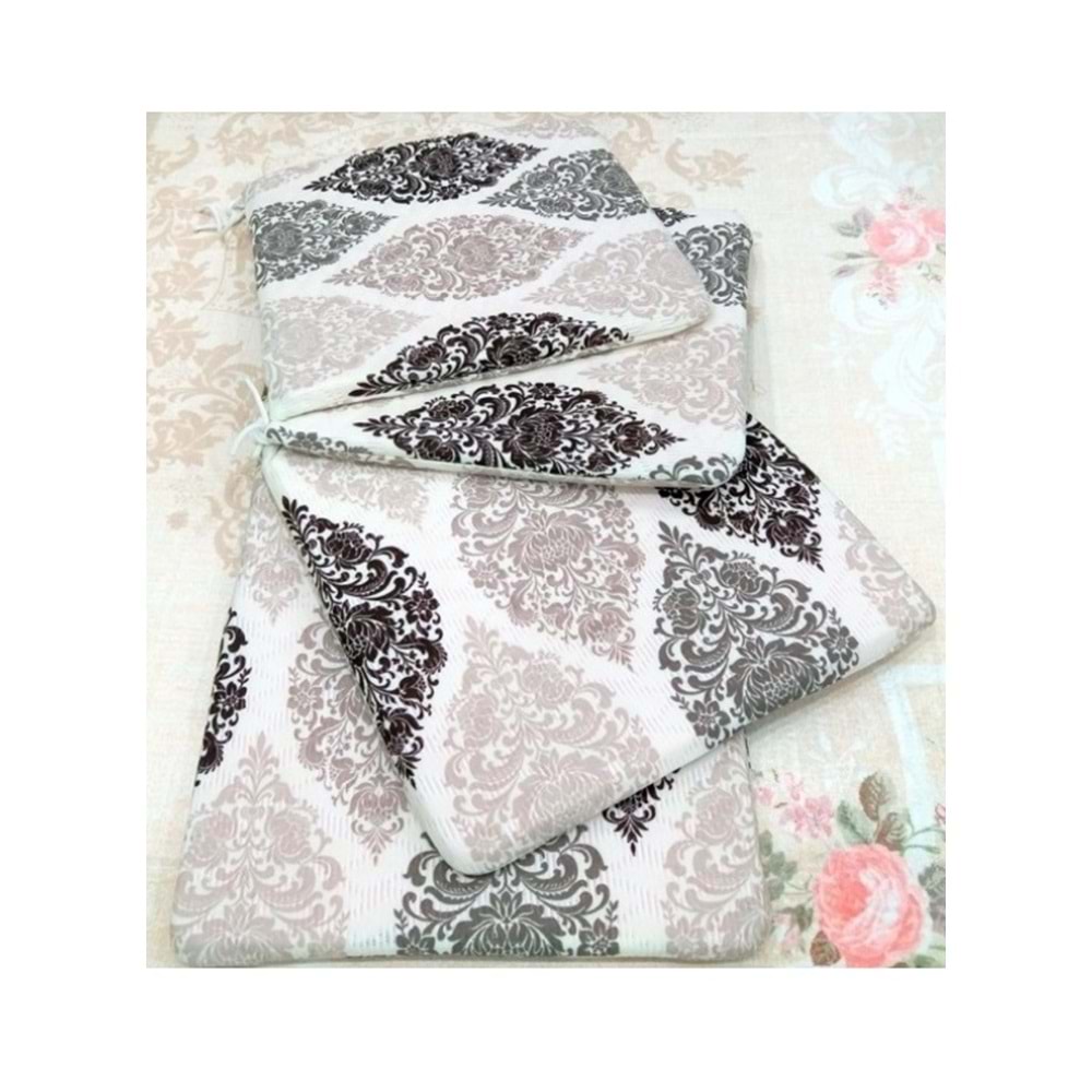 Mandaş Tekstil Sandalye Minderi, Bağcıklı Sandalye Minderi (38x38)
