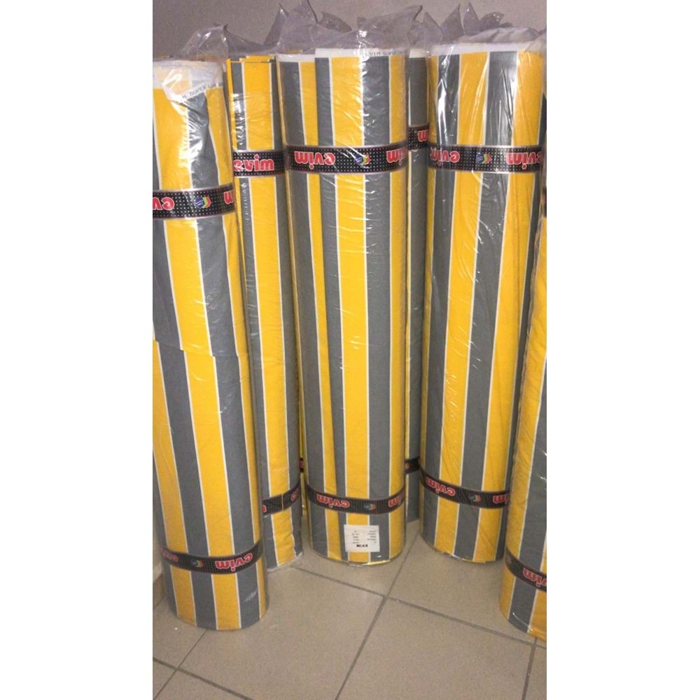 Balkon Perdesi Branda Kumaşı TOPTAN (En 240cm)-Sarı Gri