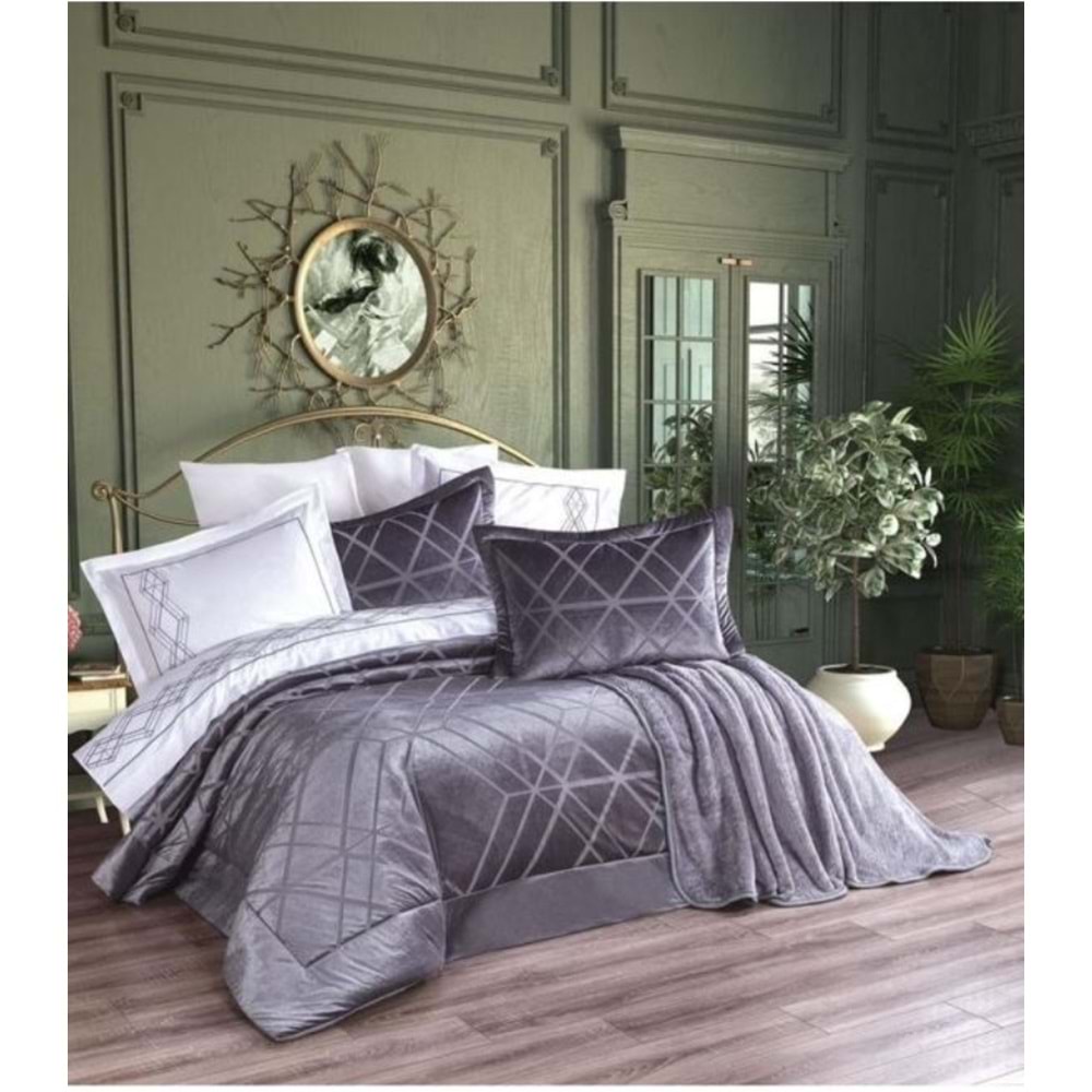 Pierre Cardin 10 Parça Çeyiz Seti-Glamour Kül Moru