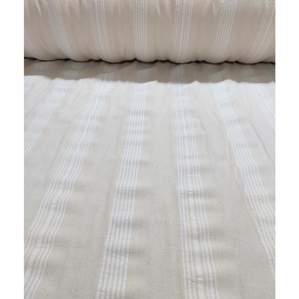 Buldan Çarşaflık Kumaş (En 250cm) Naturel %100 Pamuk Metrelik