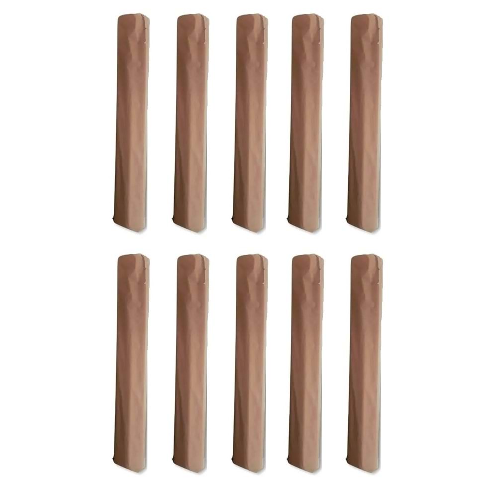 Mandaş Tekstil 10 Adet Halı Hurcu Kılıfı Poşeti 220x40cm (Max. 6m2 Halı İçin)