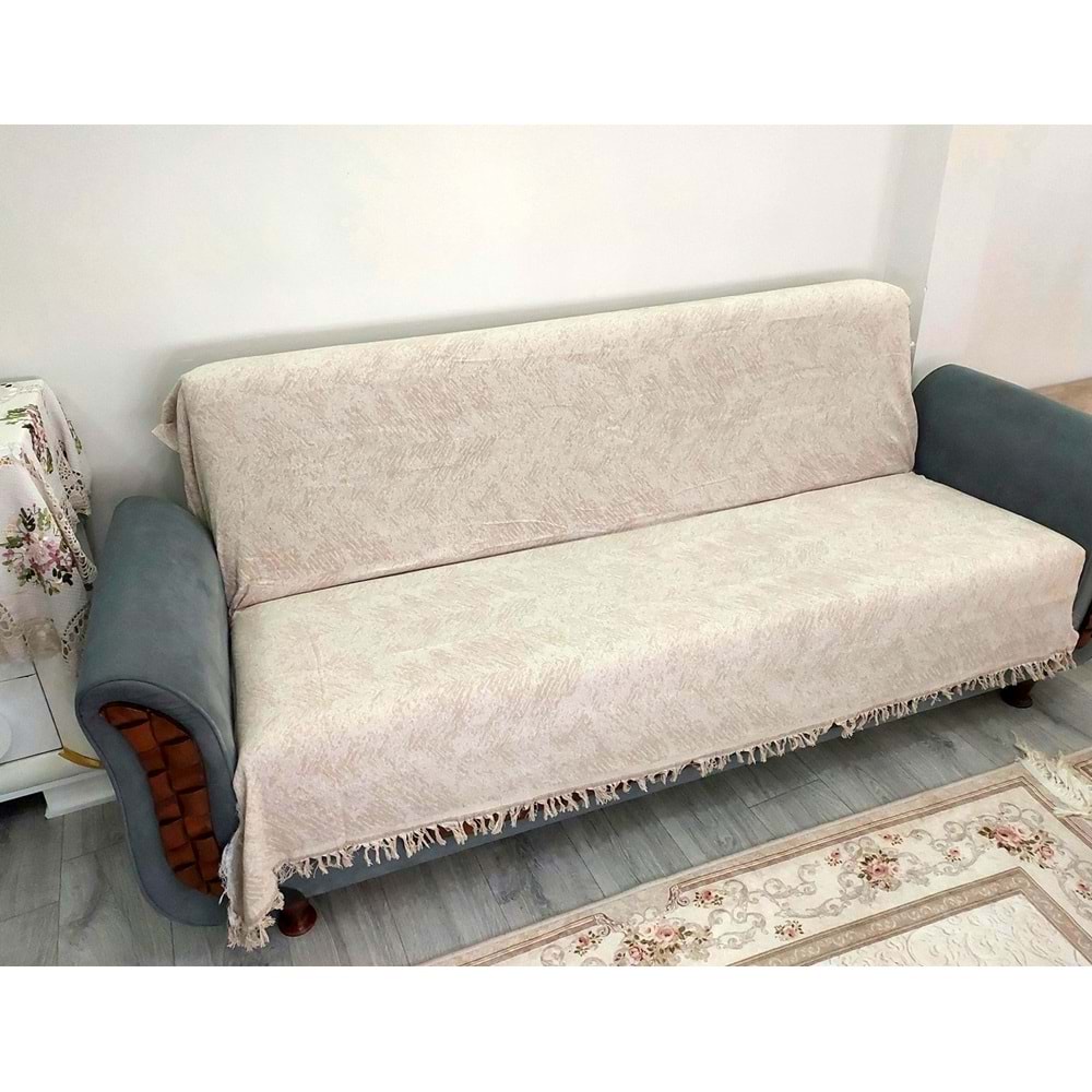 Pamuklu Kaymaz Alaca Koltuk-Çekyat Örtüsü (170x220)