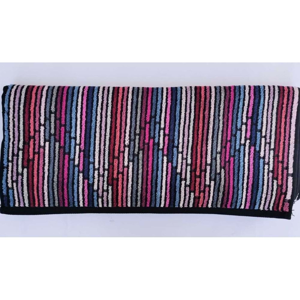Özdilek 1 Adet Pamuklu El-Yüz Havlusu (50x85)-Colors Wave Lila