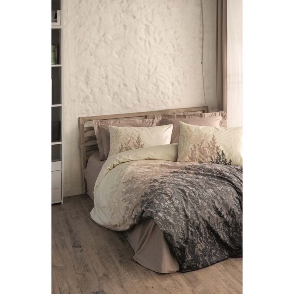 Cotton Box Dual Tek Kişilik Nevresim Takımı Lındon Bej