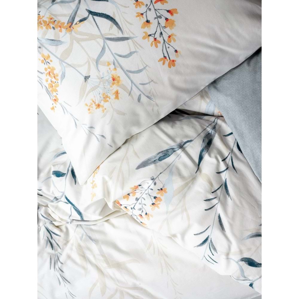 Cotton Box Rnf Modeline Tek Kişilik Nevresim Takımı Hıedra Indıgo