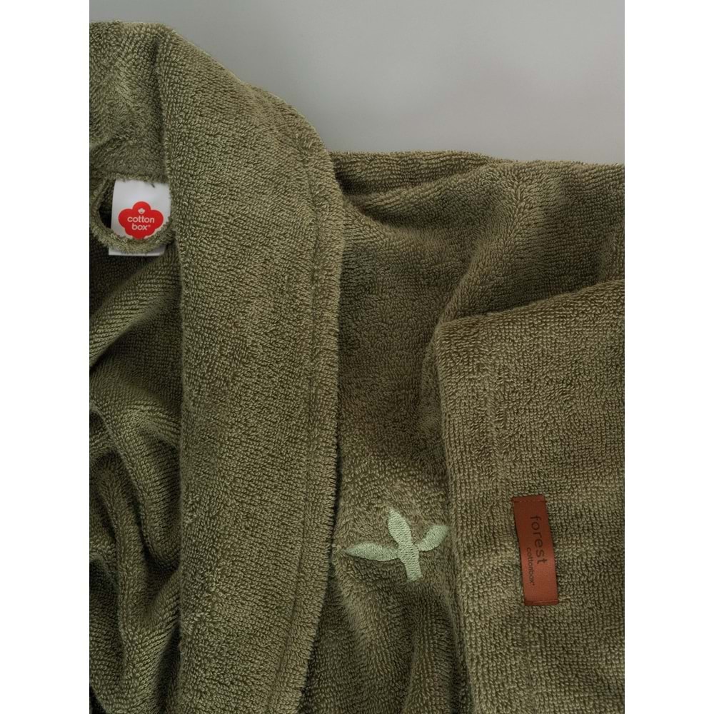 Cotton box Tek Bornoz Wellness Forest L/XLYeşil