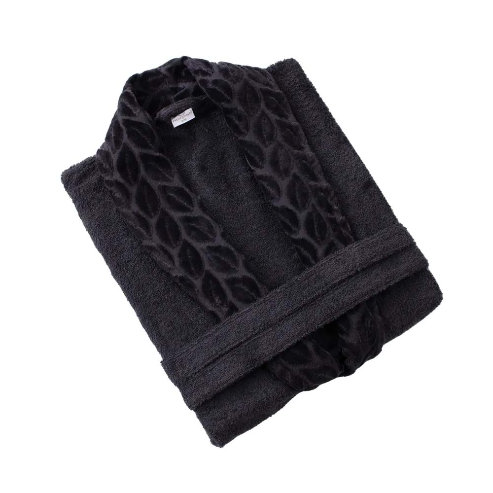 Nurpak Battal Boy Tek Bornoz Şalyaka-Hazal Antrasit (Beden 2XL-3XL)