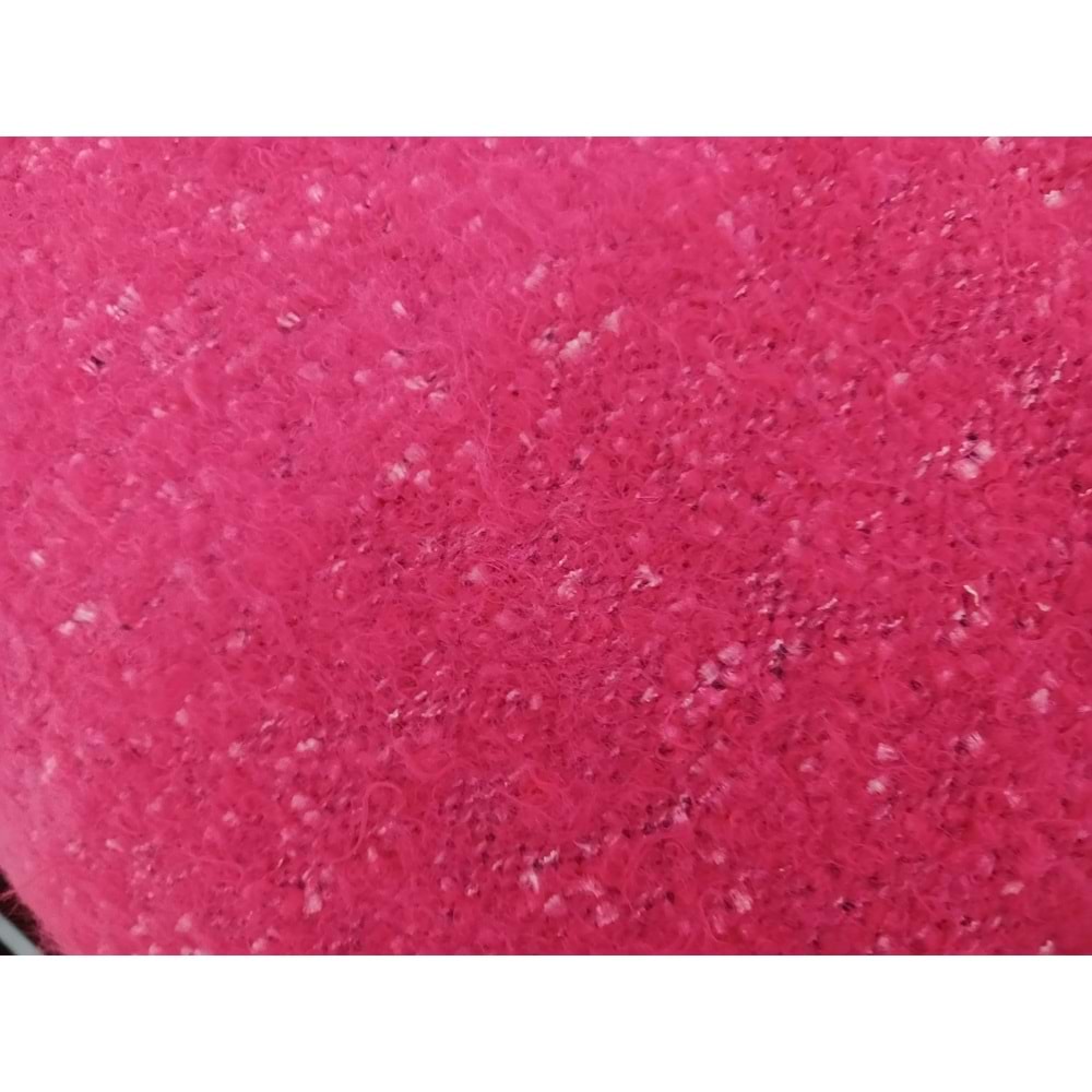 Tavşan Tüyü Peluş El Dokuma Yumuşak Dokulu Çift Kişilik Yat ak Örtüsü (280x260)-pembe