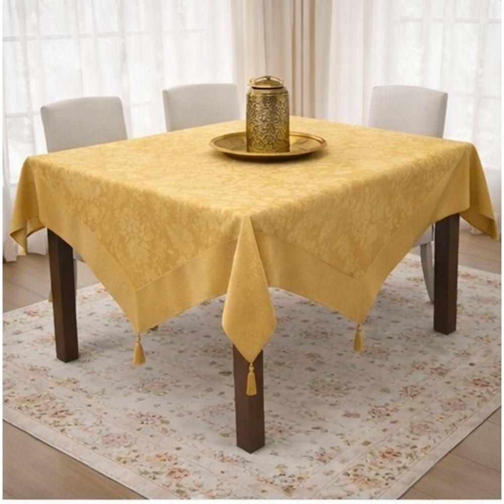 Mandaş Milanyum Koltuk Şalı 170*170 Gold