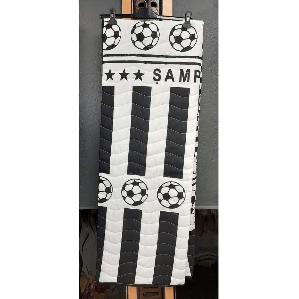Pamuklu Çok Amaçlı Spor Desen Tek Kişilik Pike, Yatak Ört (160x230)