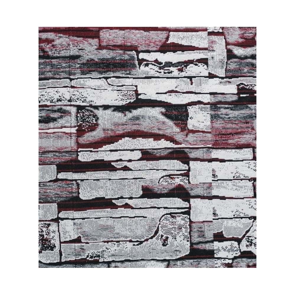 Polo Life Savan 4m2 Pamuklu Lastiksiz Halı Ört, Çok Amaçlı, Piknik Ört (170x245)-Taş Desen Bordo