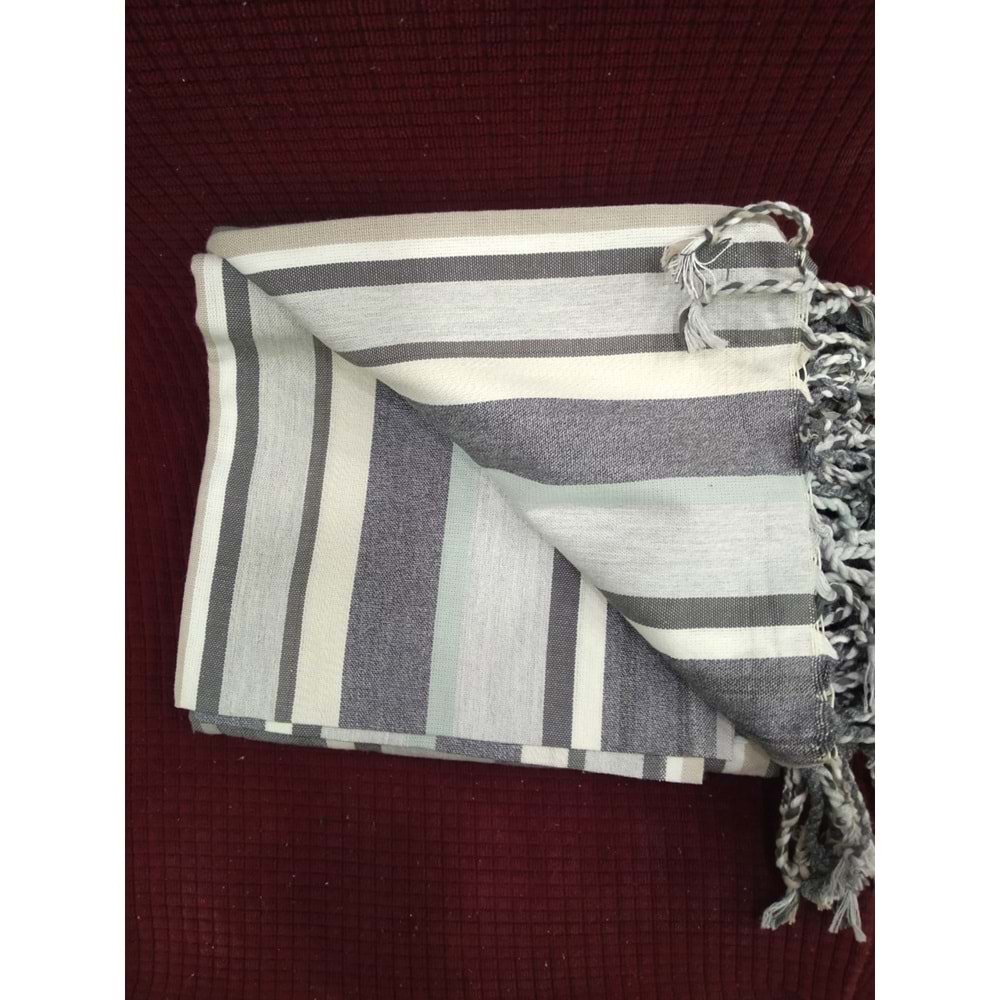2 Adet Pamuk-Keten Peştemal (100x180)-Melisa