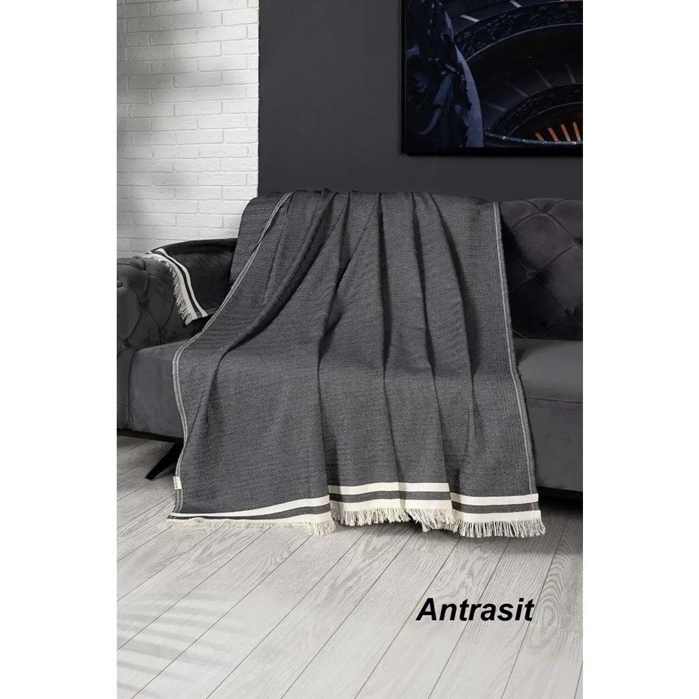 Alinda Pamuklu Maxi Boy Kolları Kapatan Kaymaz Terletmez Koltuk Örtüsü (170x300)