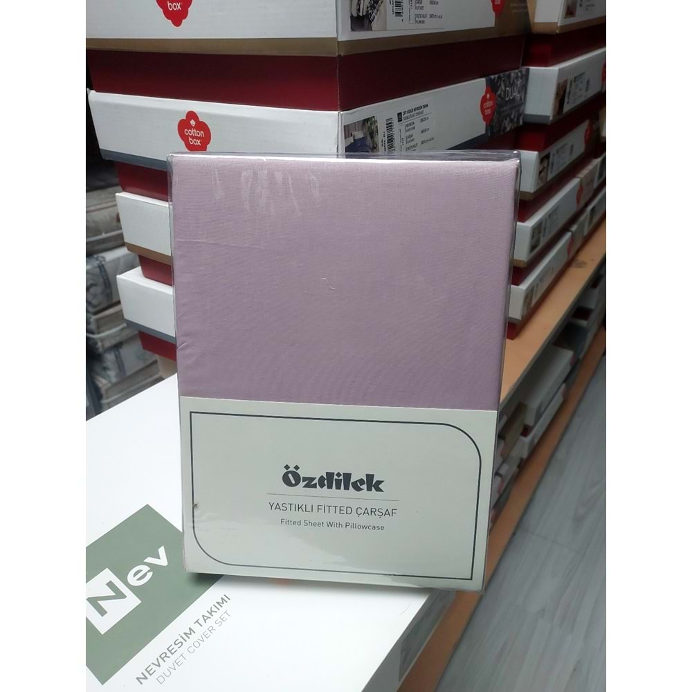 Özdilek Colourist Fitted Lastikli Tek Kişilik Çarşaf Seti (100x200)-Vizon
