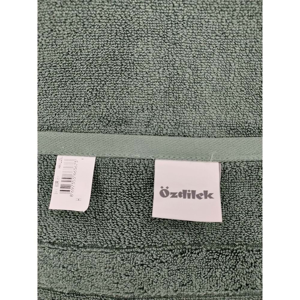 Özdilek Svv Border Kalın & Yumuşak Mutfak Havlusu (33x33) - Fern Green (Yeşil)