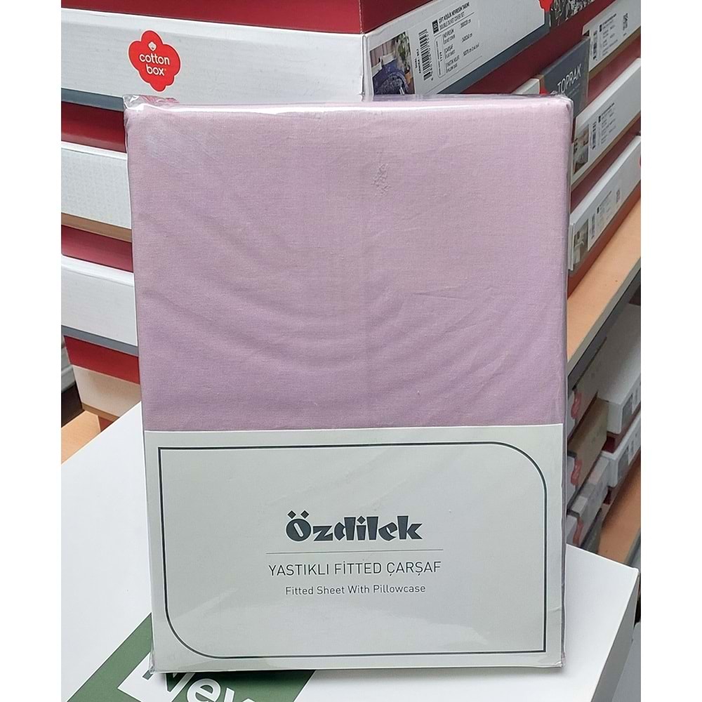 Özdilek Colourist Fitted Lastikli Tek Kişilik Çarşaf Seti (100x200)-Rose