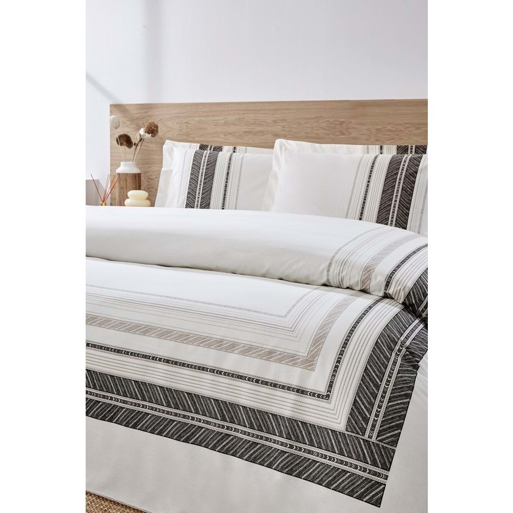 Özdilek Ranforce -Blend Krem- Çift Kişilik Nevresim Takımı