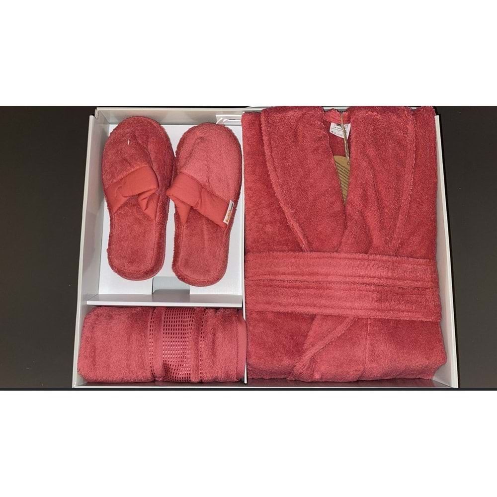 Özdilek Colourist K.Mercan Kişisel Banyo Bornoz Seti (XL Beden)