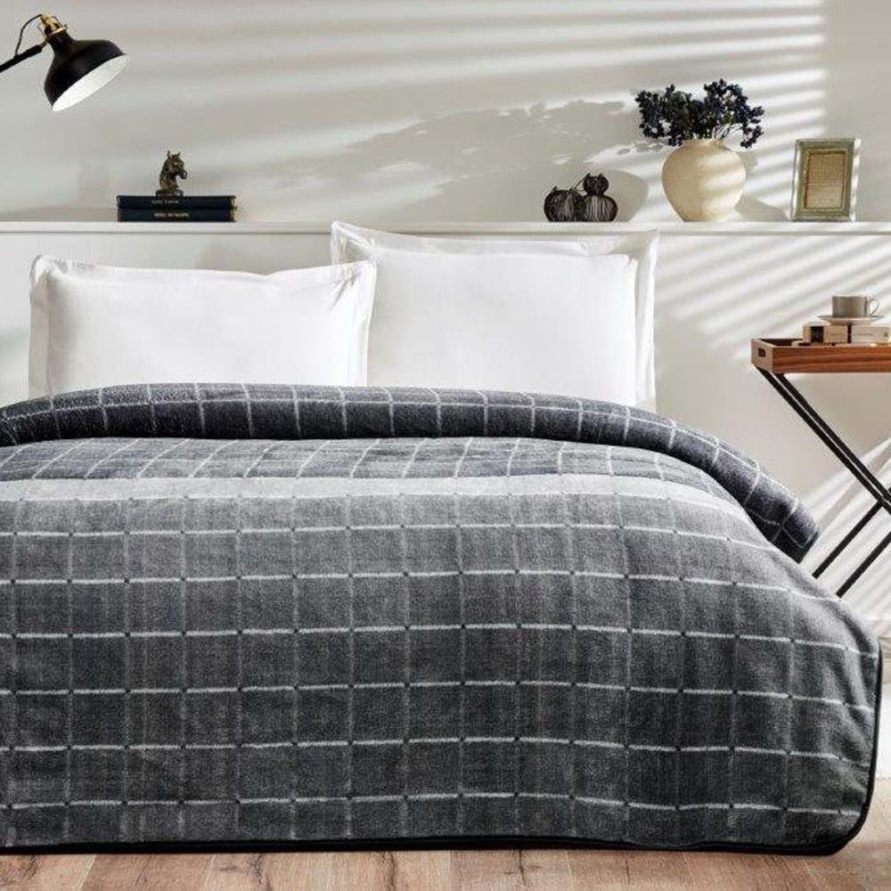 Özdilek Çift kişilik Prima Battaniye (200*240)Masculine Plate