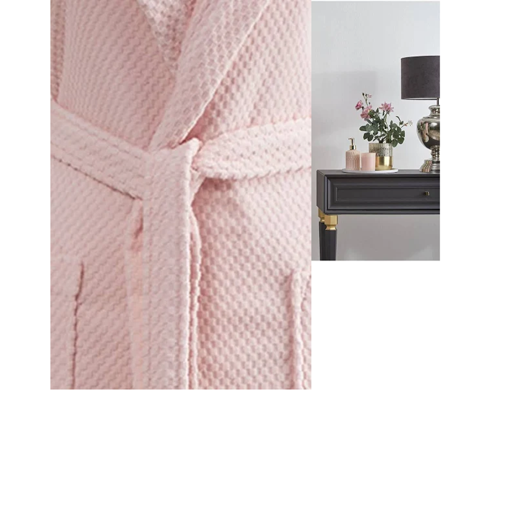 Özdilek Kapşonlu Bornoz Brıght Pembe ( L )