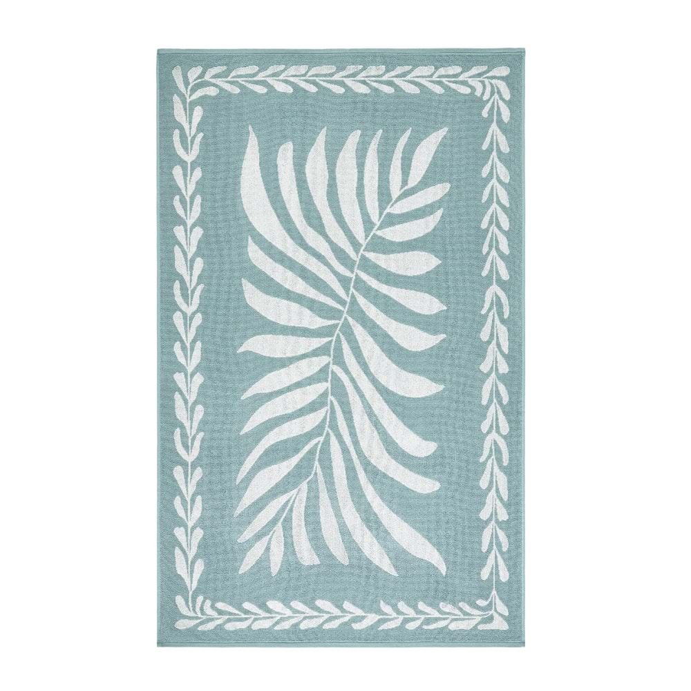 Özdilek Boho Leaf Plaj Havlusu (90x150)-Yeşil