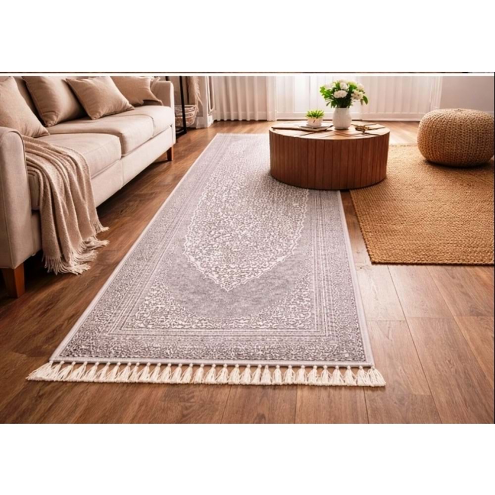 Nepal Sacakılı yolluk halı 80*200 Gri