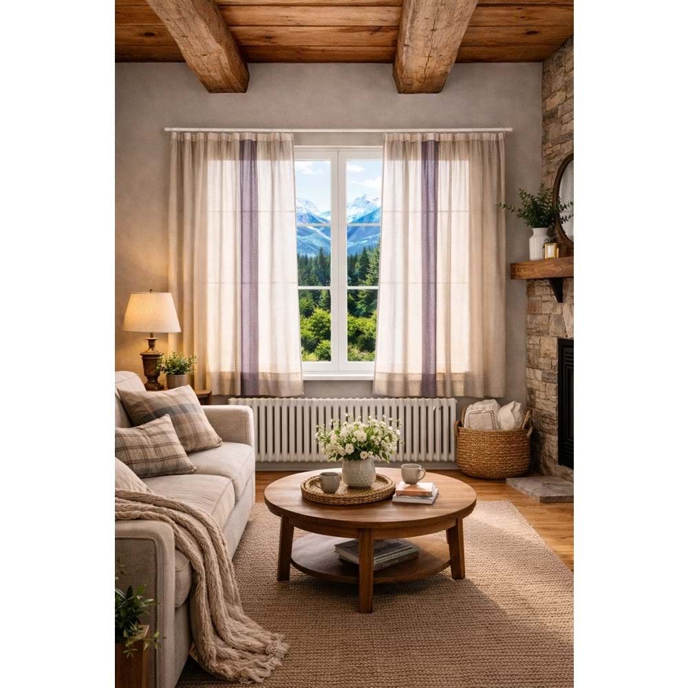 Manisa Otantik pamuklu El Dokuma Perde 100*160( 2 parça)