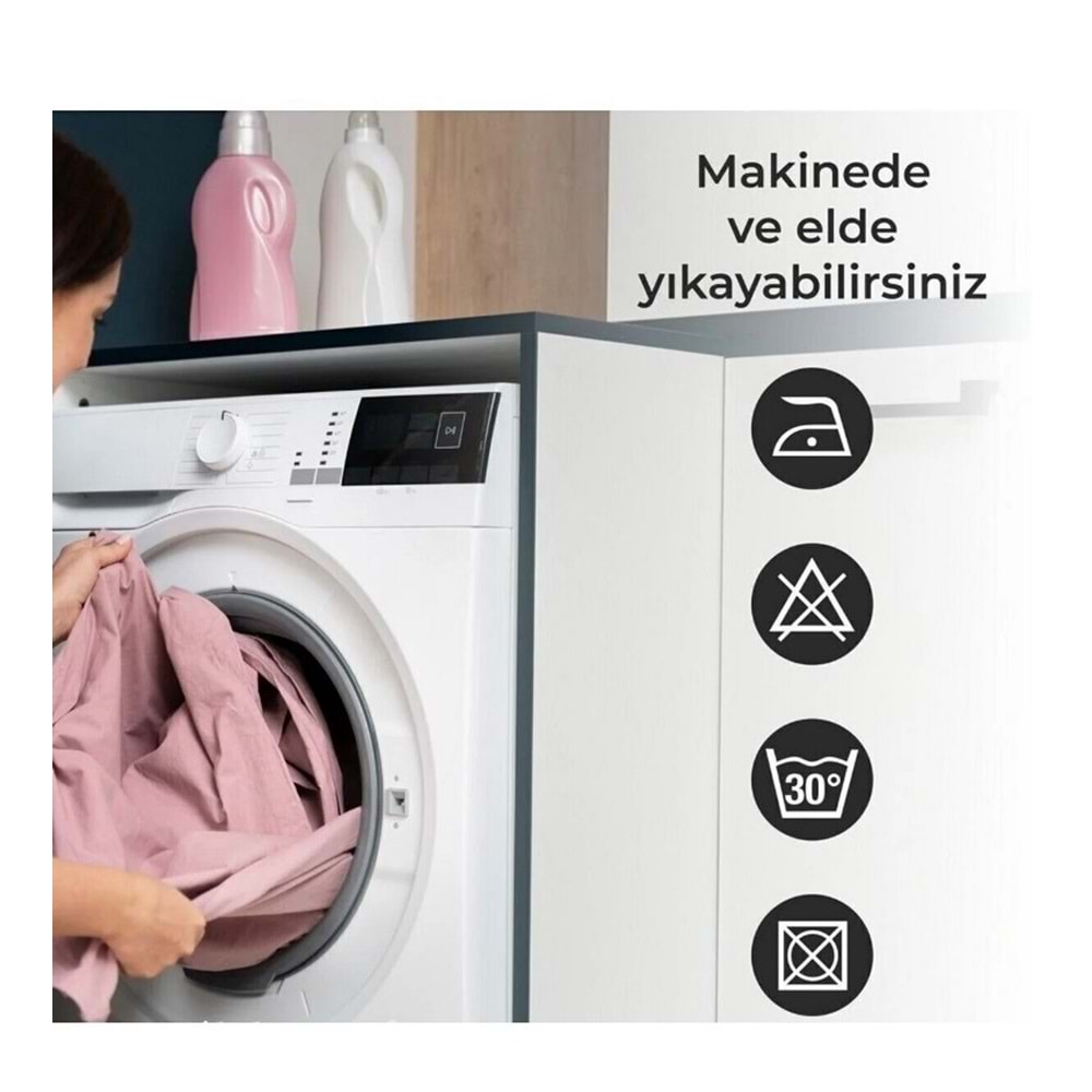 Jackline -Dolphin Mavi- Çift Kanatlı Banyo Duş Perdesi (2x110x200)