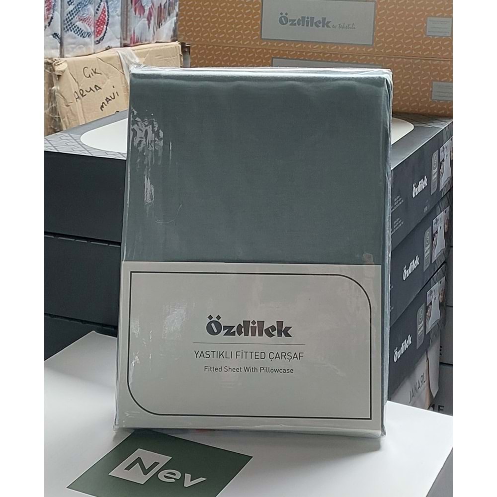 Özdilek Colourist Fitted Lastikli Tek Kişilik Çarşaf Seti (100x200)-Nil