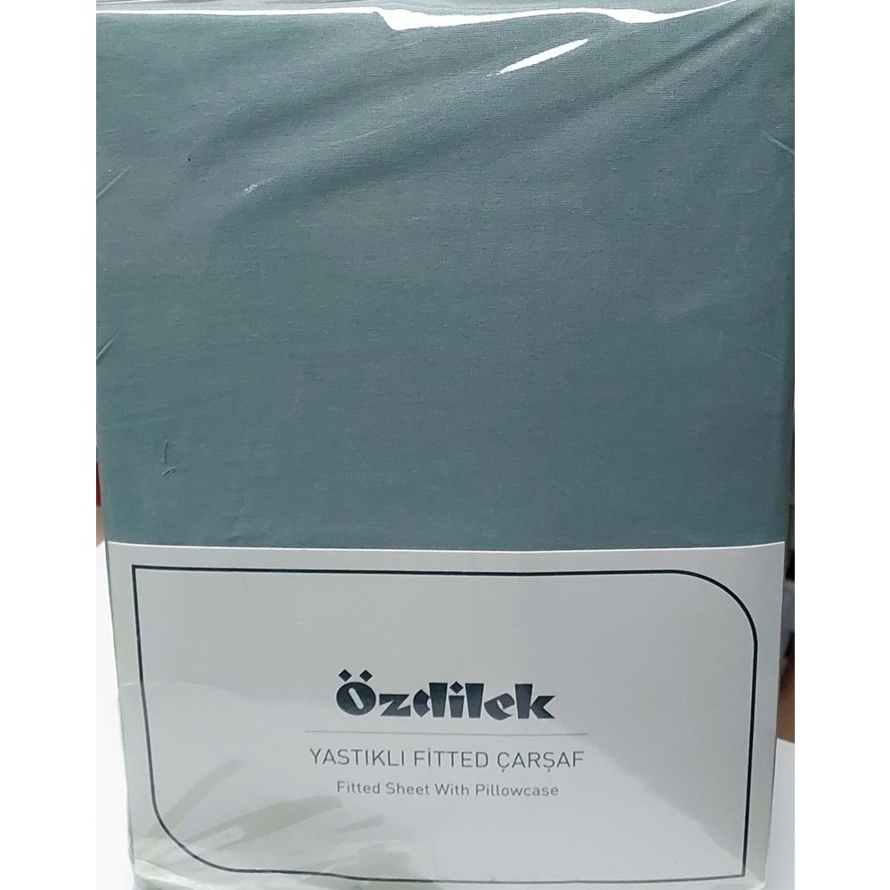 Özdilek Colourist Fitted Lastikli Tek Kişilik Battal Çarşaf Seti (120x200)-Çağla
