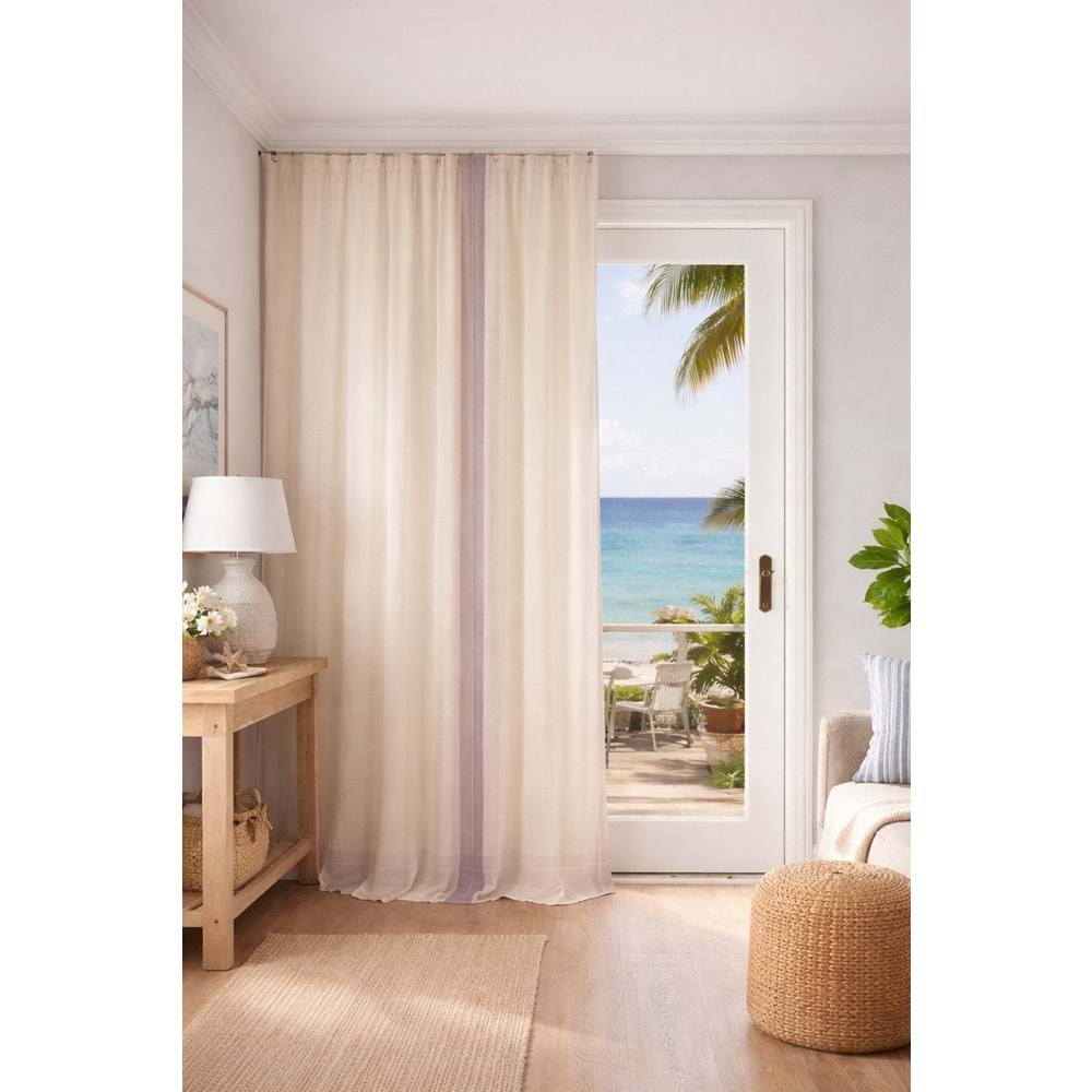 Manisa Otantik pamuklu El Dokuma kornişli Kapı Perdesi 100*230( 1 parça)
