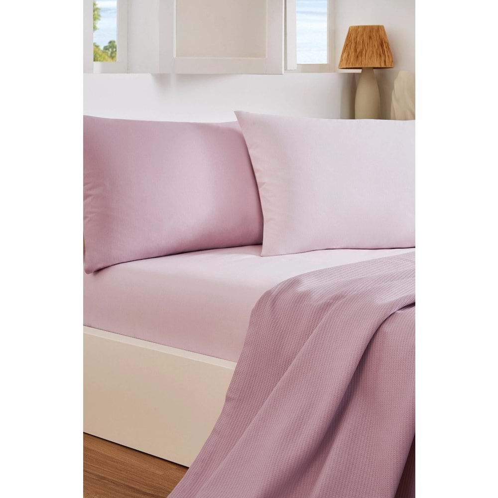 Özdilek Rf -Colourist Rose Pudra- Çift Kişilik Pike Takımı