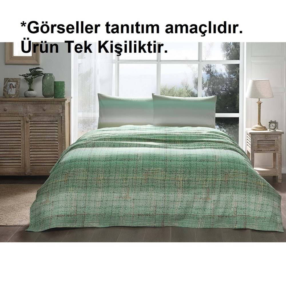 Özdilek Rf -Weave Yeşil- Tek Kişilik Pike Takımı