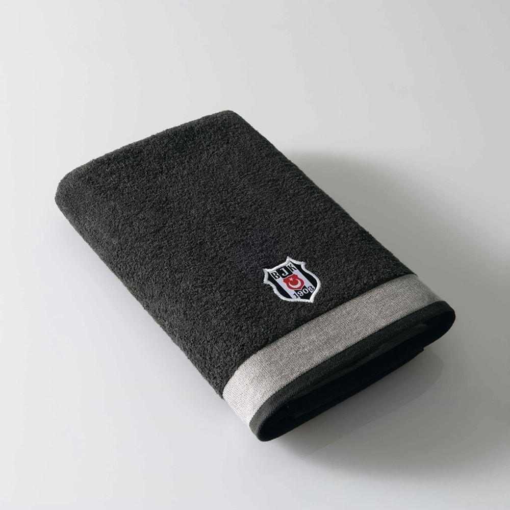 Taç Taraftar Lisanslı Beşiktaş Bukle Banyo Havlusu (70x140)